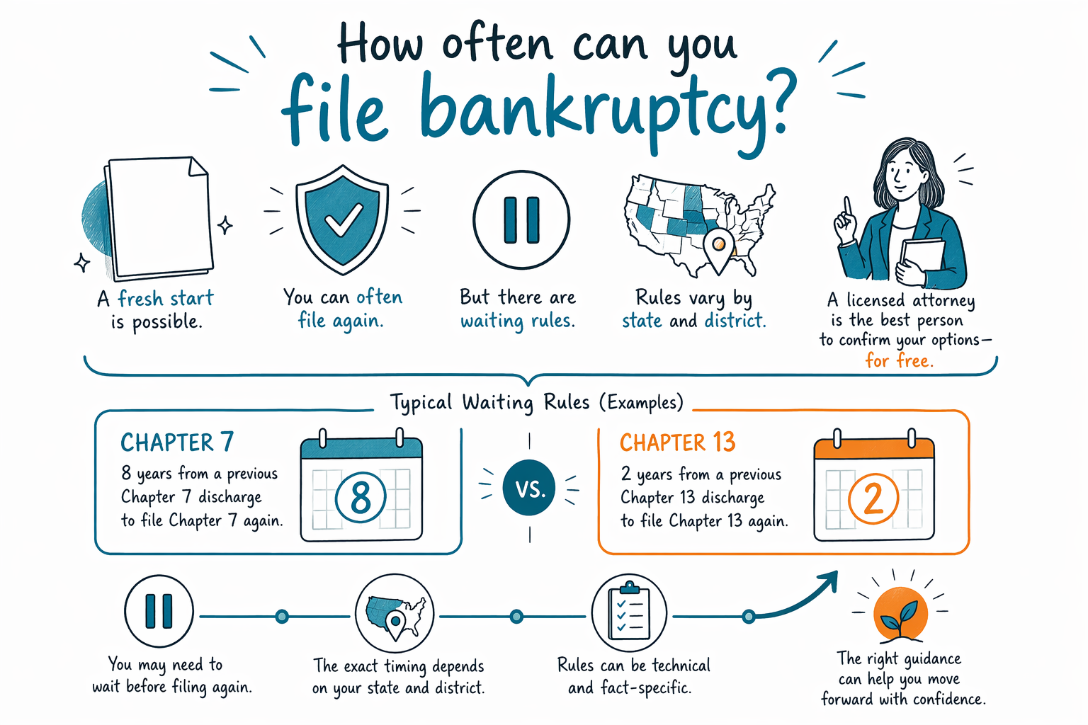 How often can you file bankruptcy?