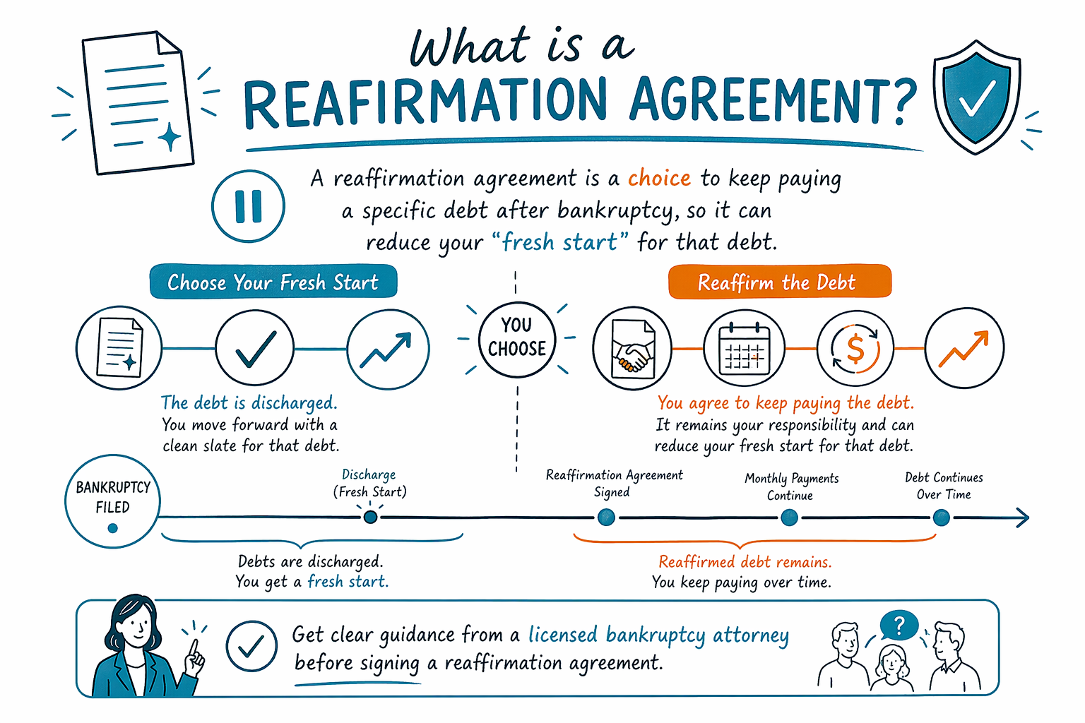 What is a reaffirmation agreement?
